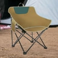 thumbnail image 6 of GARENDE Folding Camping Chair Heavy Duty Lightweight Beach Chair for Park BBQ Picnic Khaki L, 6 of 9