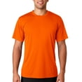 thumbnail image 4 of Hanes 4820 Cool Dri Tagless Men T-Shirt Size Medium - Safety Orange, 4 of 5