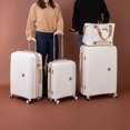 thumbnail image 3 of 5 Piece Hardside Luggage Set: 28 Inch Spinner Suitcase, 24 Inch Rolling Luggage, 20" Carry-On Suitcase, Toiletry Kit & Expandable Tote Bag, 3 of 9