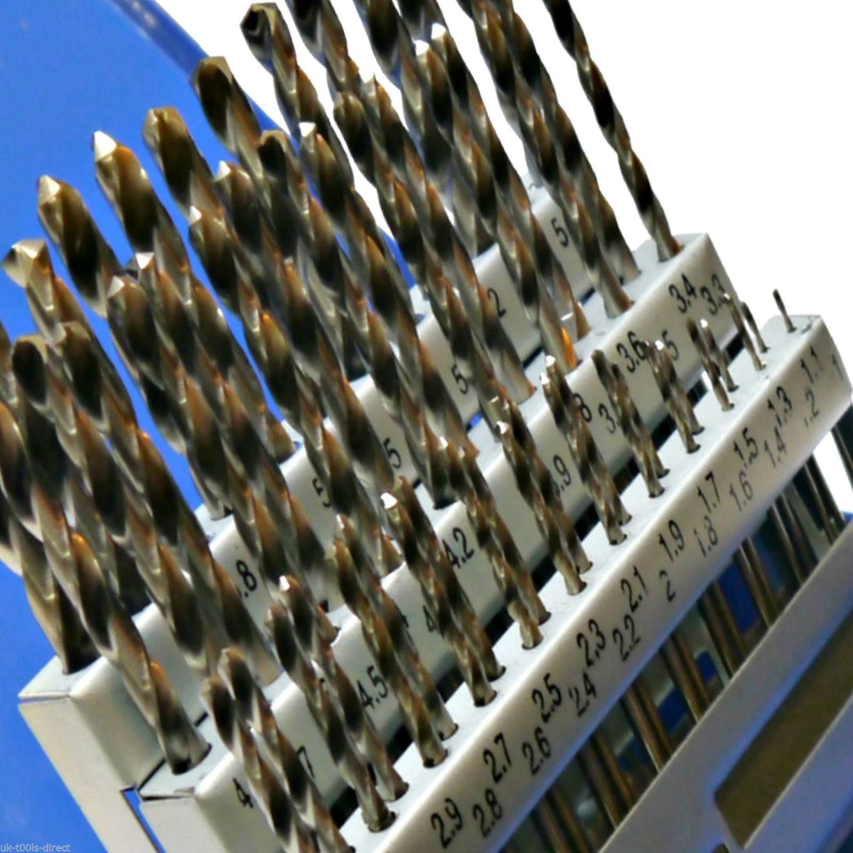 102Pc Engineering Drill Bit Set Hss 1 - 6mm in 0.1mm Increments
