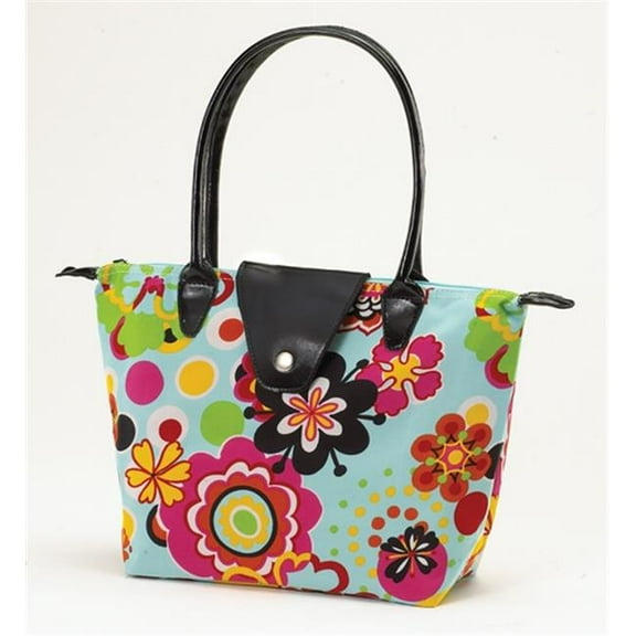 Joann Marrie Designs NF1FP Small Fold-Up Bag - Flower Power- Pack of 2