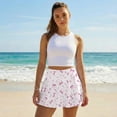 thumbnail image 5 of Xoenoiee Golf Bow Flag Print Women's Pleated Tennis Skirt with Shorts Athletic Golf Skorts with Pockets High Waisted Workout Skirts Plus Size, Size M, 5 of 7