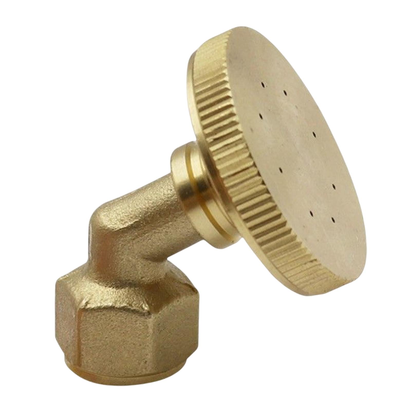 Spray Nozzle Fittings Adjustable Brass for Hose Watering Irrigation