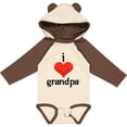thumbnail image 3 of Inktastic I Love Grandpa Boys or Girls Long Sleeve Baby Bodysuit, 3 of 5