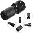 thumbnail image 3 of Paquete de 2 adaptadores de enchufe telescópico de 1/2 quot; Conduzca en escuadra a 1/4" Adaptadores de zócalo hexagonal Chuck Converter Quick Feliz Sencillez, 3 of 5