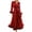 Bride Red, variant on Women's Long Robe Satin Luxury Faux Fur Trim Bridal Robes Silk Bathrobe Summer Long Sleeve Bridesmaid Sleepwear Pink Large