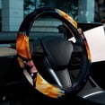 thumbnail image 6 of Pixel Dog 14.5 Inch Printing PVC Leather Steering Wheel Cover Auto Accessories, Steering Wheel Covers Car Wheel Covers, 6 of 6