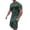 Dark Green, variant on Los Angeles Graphic Short Sets for Men Relaxed Fit Crewneck T Shirt and Shorts 2 Piece Matching Set Mens Summer Outfits