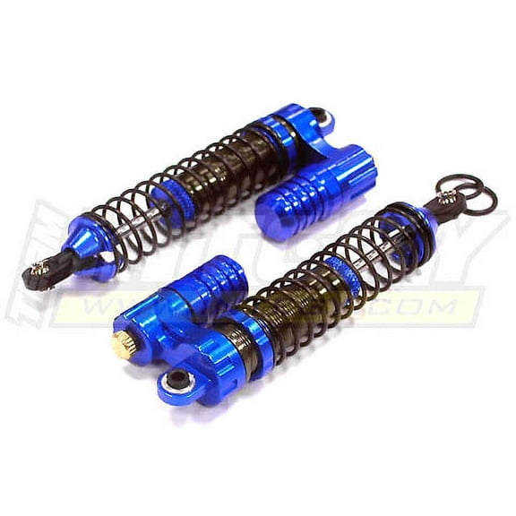 Integy RC Toy Model Hop-ups C23010BLUE Piggyback MSR11 Rock Crawler Shock Set (2) 98mm