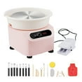 thumbnail image 6 of KFFKFF 11 Inch Pottery Wheel Ceramic Wheel 350W Foot Pedal Touch Screen Apron Pink, 6 of 9