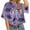 Z003-Purple, variant on Halloween Shirts Women Novelty Cute Dance Skeleton Ghost Graphic Short Sleeve Crop Tops Casual Trendy Crew Neck Blouses Z003-Black XXL