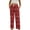 Dark red-Christmas tree, variant on U2SKIIN Women Fleece Pajama Pants, Comfy Plaid PJ Bottoms For Women with Pockets Soft Warm(Grey-yellow Plaid, Medium)