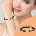 thumbnail image 2 of SUSHANG Seven Chakra Woven Bracelet Bracelet Bracelet Fashion Rainbow Seven-Color Creative Seven Bracelets, 2 of 5