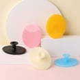 thumbnail image 2 of 6 Pack Face Scrubber,Topboutique Soft Silicone Facial Cleansing Brush Face Exfoliator Blackhead Acne Pore Pad Cradle Cap Face Wash Brush for Deep Cleaning Skin Care(Multicolor), 2 of 8