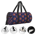 thumbnail image 5 of Ratiio Octopus Pattern Foldable Sports Gym Bag with Wet Dry Pocket, Ultralight Travel Bag, Large Capacity Duffel Bag, Splash Proof Carry on Bag, Overnight Bag, Weekender Bag for Travel, 5 of 6
