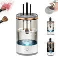 thumbnail image 1 of Electric Makeup Brush Cleaner USB Rechargeable 7000RPM Multifunction Automatic Cosmetic Brush Cleaning Machine Dryer Brush Washing Tool Container, 1 of 8