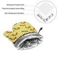 thumbnail image 6 of Salouo Floral Squirrel for Oven Mitts and Potholders BBQ Gloves-Oven Mitts and Pot Holders Non-Slip Cooking Gloves for Cooking Baking Grilling (4-Piece Set), 6 of 6