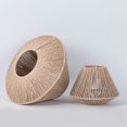 thumbnail image 4 of Handcrafted Paper Woven Lampshade with Rustic Charm - Easy Install, Durable Export-Quality Design for Living Room, Study, Café, Restaurant & Hotel Decor (XH22-187 Small) – Serene Natural Vibe, 4 of 6