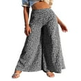 thumbnail image 3 of Pantalon Grand pour Femmes, Floral, Ample, Droit, 3 of 6