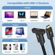 thumbnail image 4 of 2m USB 4.0 Type-C Male to Female Extension Cable with Panel Mount 240W 8K 40Gbps Data Extender Cord, 4 of 5