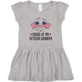 thumbnail image 3 of Inktastic Military Proud of Veteran Grandpa Girls Toddler Dress, 3 of 5