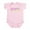 Petal Pink, variant on CafePress - I'm Already Smarter Than The Infant Bodysuit - Baby Light Bodysuit, Size Newborn - 24 Months