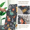 thumbnail image 5 of Yayeee 2 Pack Dining Chair Covers Stretch Parson Chairs Slipcovers Seat Protector, Cute Dinosaur, 5 of 6