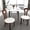 Natural+White, variant on Hollowed - out pattern design, water resistant / Fit for small home dressing rooms