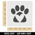 thumbnail image 2 of Paw Print with Heart Dog DIY Cookie Wall Craft Stencil - 5.5 Inch, 2 of 5