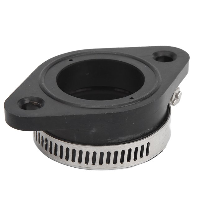 Adaptador de carburador de motocicleta, colector de admisión de goma negro, bota de carburador para KEIHIN KOSO OKO 60‑33 mm/2,36‑1,3 pulgadas