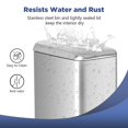 thumbnail image 6 of BestOffice 1.3 Gallon Stainless Steel Trash Can with Removable Bucket for Indoor, 2 Pack(Silver), 6 of 8
