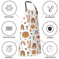 thumbnail image 5 of Pofeuu cute Rainbow Animal Print Waterproof Apron with Pockets Adjustable Cooking Aprons Kitchen Bib for Baking Household Cleaning, 5 of 8