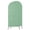 Clover Green, variant on 6FT Arch Backdrop Covers, Denim Blue Wedding Arch Cover Stretchy, Rustic Farmhouse Solid Color Chiara Arches Backdrop Stand Covers for Birthday Baby Shower Party Banquet Decor
