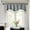 Light Grey, variant on GYTY [Machine Washable Chenille Valance] Machine Washable Scalloped Chenille Valance - 1 Piece Modern Adjustable Solid Pattern Kitchen Window Treatment with Tassel Trim