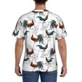 thumbnail image 2 of Naloa Cool Chicken Men's T-Shirt Sport T-shirt Men's Basic Tee Casual Men's Shirt, Round Neck, Short Sleeves - Large, 2 of 5