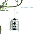 thumbnail image 4 of Weatherproof Stainless Steel Wild Bird Feeder | Durable Green Outdoor Feeder for All Seasons, 4 of 7