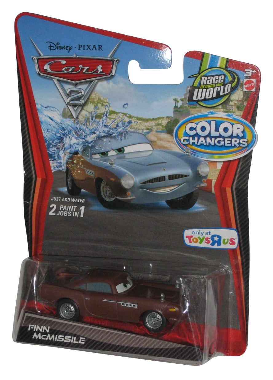 Disney Cars 2 Movie Mattel (2010) Color Changers Finn McMissile Toy Car - Walmart.com