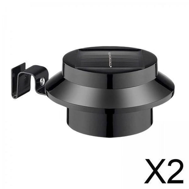 Aplique de pared,Luces LED solares para canalones Apliques de pared Lámpara para cerca,Luz LED para cerca con energía solar Luces solares,Lámparas de pared Luces para cerca Iluminación para