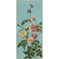 thumbnail image 2 of George Cochran Lambdin 8x14 Black Ornate Wood Framed Double Matted Museum Art Print Titled: Tea Rose and Blush Roses (1877), 2 of 5