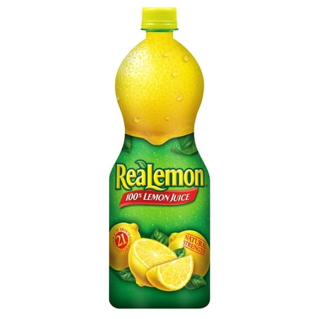 ReaLemon 100% Lemon Juice, 32 Fl Oz Bottle, 1 (Best Lemon Juice Recipe)