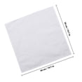 thumbnail image 2 of Minkissy 6Pcs High-class Dining Table Napkins Cloth Kitchen Rag White Cotton for Family Gatherings, 2 of 8