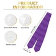 thumbnail image 3 of Haiem Glitter Purple Pattern Graduation Stole 2024 | Premium Satin Sash for Graduation Ceremony, 3 of 7