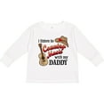 thumbnail image 3 of Inktastic I Listen to Country Music with my Daddy Guitar and Hat Boys or Girls Long Sleeve Toddler T-Shirt, 3 of 5