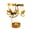 Golden, variant on Sunjoy Tech Romantic Rotary Candle Holder Spinning Golden Alloy Leaves Carousel Candlestick for Wedding Party Table Centerpieces Christmas Birthday Holiday Dinning Table Decoration
