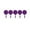 Purple, variant on PATLOLLAV Adhesive Hooks Plastic Hooks Self-Adhesive Wall Hook for Key Hat Coat, No Drill Stick on Bathroom Towel Hooks, Shower Kitchen Door Home Outdoor, 5Pcs