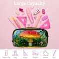 thumbnail image 4 of MUOOUM Pencil Case, Mushroom Rainbow Painting Large Capacity Pencil Pouch Stationery Pen Bag, 4 of 7