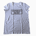 thumbnail image 2 of Victoria's Secret Graphic Bling Rhinestone White Short Sleeve T-Shirt Tee Size Small NWT, 2 of 4
