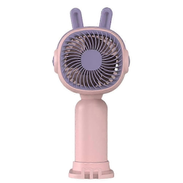 Mini Handheld Fan Portable, Rechargeable Desktop Electric Usb Fan With Fan Stand, For Home Travel Outdoor