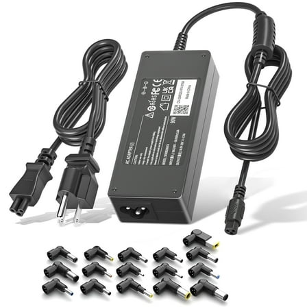 90W 65W Universal AC Adapter Laptop Charger for HP Lenovo Dell Asus Acer Samsung Sony Gateway Notebook Chromebook Laptop Power Supply with 16 Tips