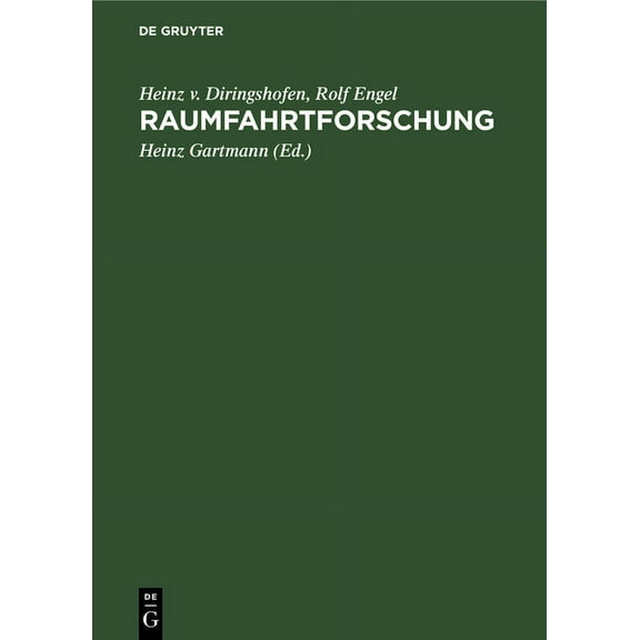 Raumfahrtforschung, (Hardcover)